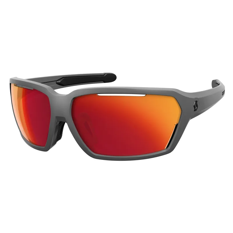 Scott Vector Sunglasses in Grey Red Chrome