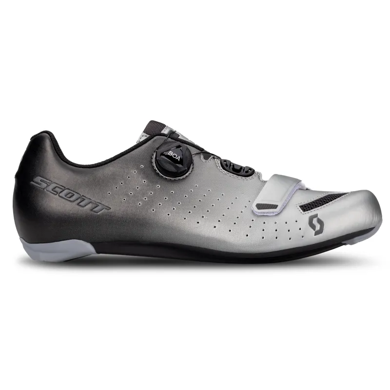 Scott Road Comp Boa Shoes in Black Fade/Metallic Silver