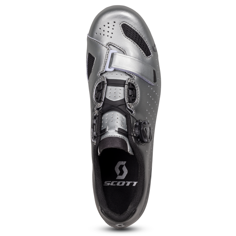 Scott Road Comp Boa Shoes in Black Fade/Metallic Silver-1