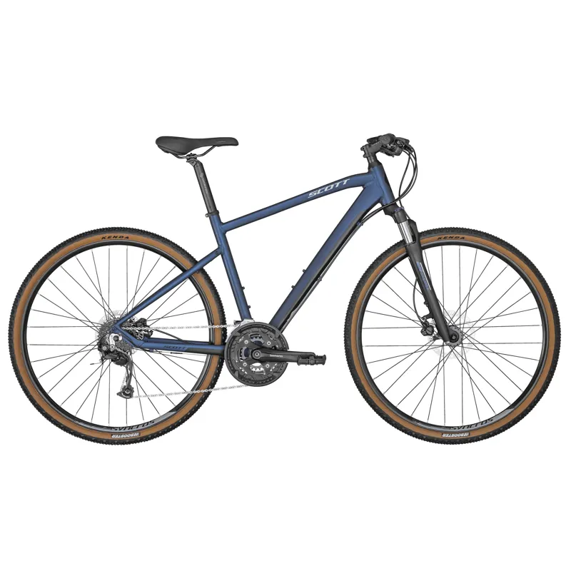 2022 Scott Sub Cross 30 Men's Hybrid Bike in Blue