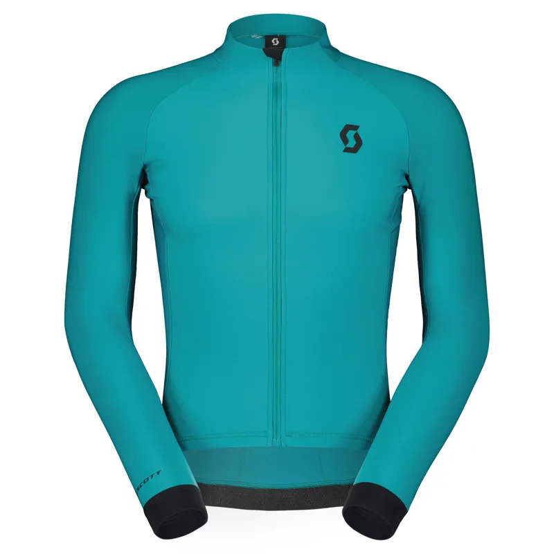 Scott RC Pro Warm Long Sleeve Jersey in Winter Green