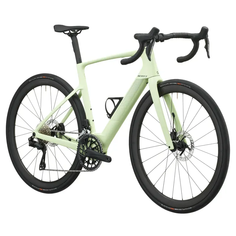 Scott Fastlane 20 eRoad Bike in Cream Green-1