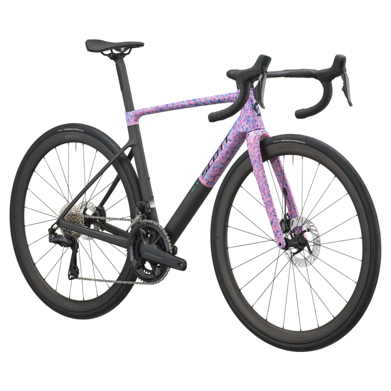 Scott Addict RC 10 Road Bike in Flourish Blue/Carbon Black-1