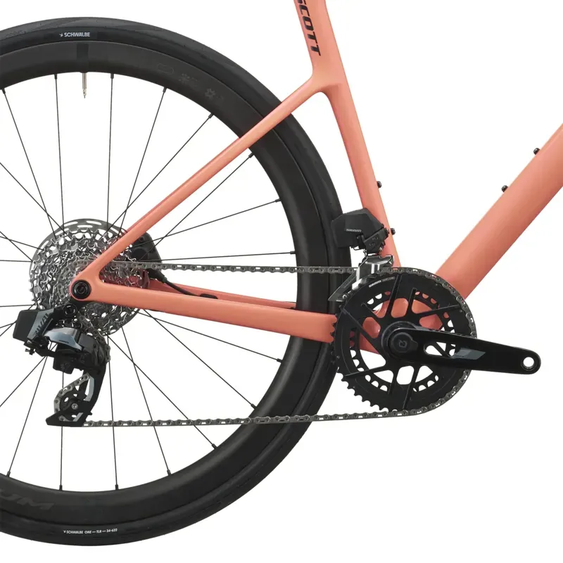Scott Addict 25 Road Bike in Peach Pink-3