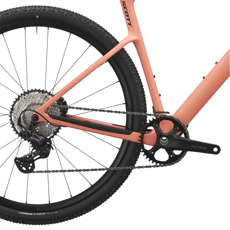 Scott Addict Gravel 40 Bike in Peach Pink-3