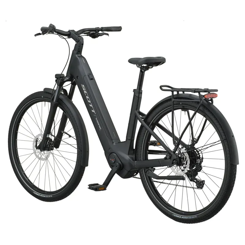 Scott Sub Sport 40 Wave E-Hybrid Bike in Black-2