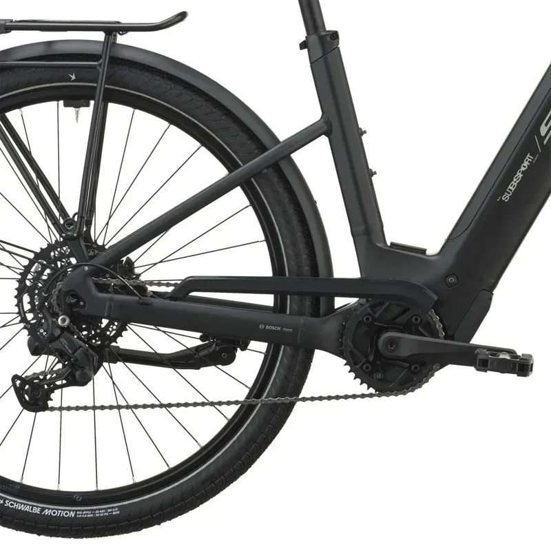 Scott Sub Sport 40 Wave E-Hybrid Bike in Black-6