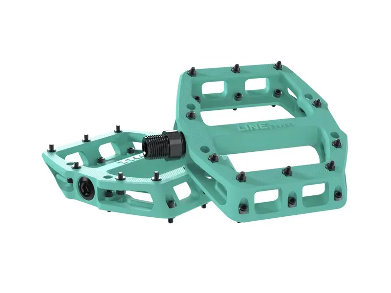 Trek Bontrager Line Elite 9/16-inch 15mm MTB Pedals in Miami Green