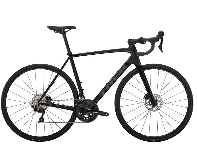 Black trek road sales bike