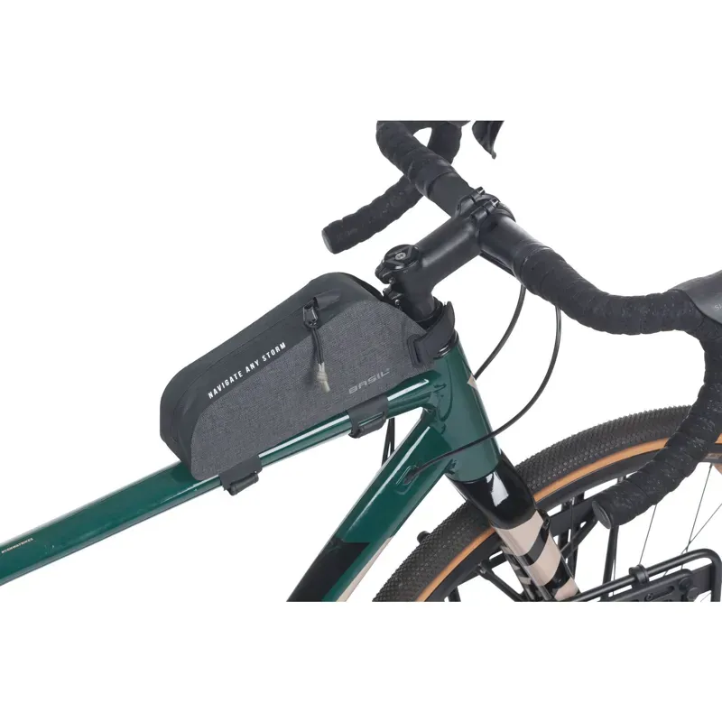 Basil Navigator Storm Top Tube Frame Bag Black 0.8l-4