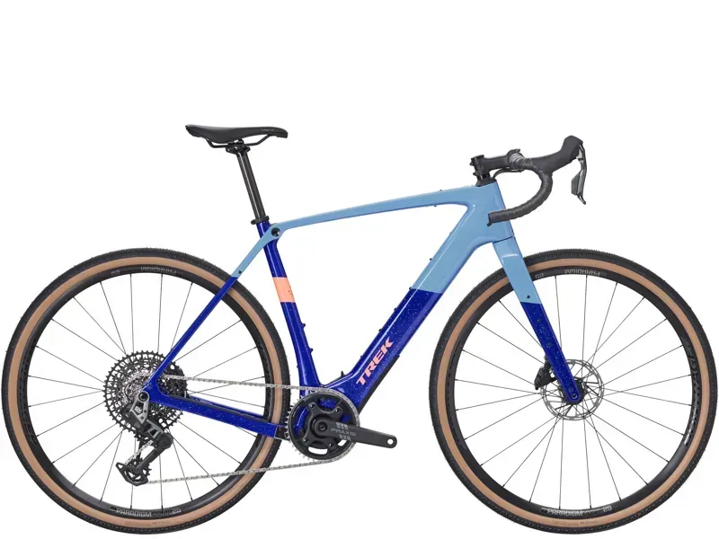 Trek Checkpoint+ SL 6 AXS Carbon E-Gravel Bike In Fjord Blue/Blue in Blue