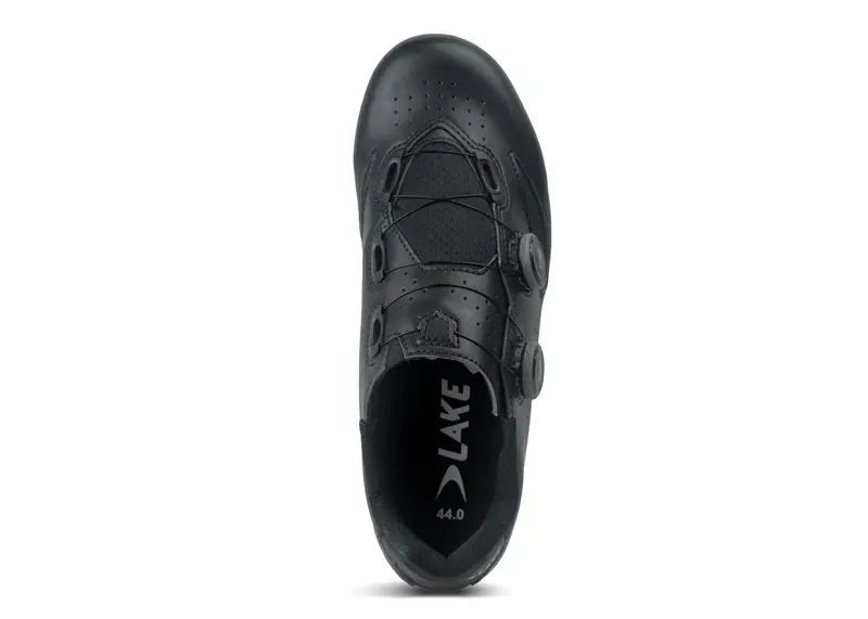 Lake CX190-X Wide Cycling Shoes in Black/Silver-3