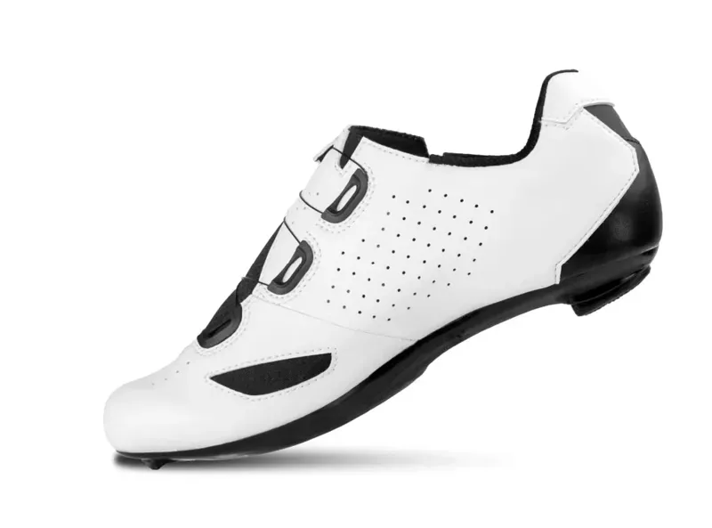 Lake CX190-X Wide Cycling Shoes in White/Black-2