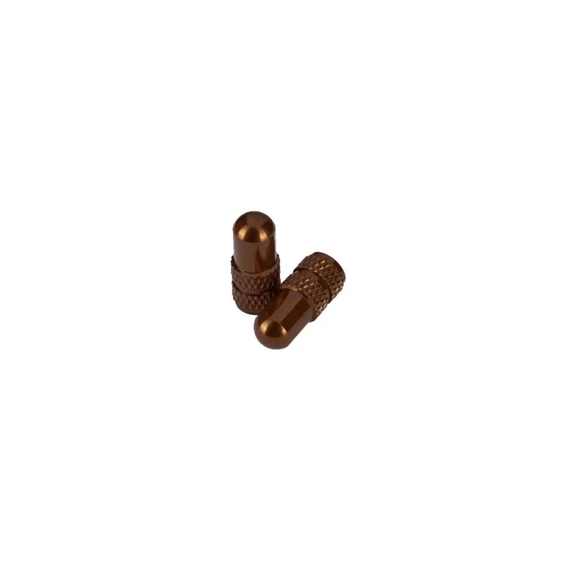 Deity Presta Valve Caps in Bronze