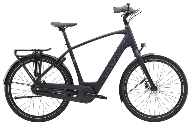 Trek District+ 1 e-Bike In Matte Deep Dark Blue