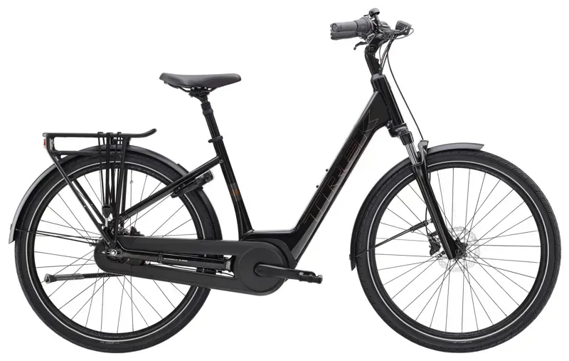 Trek District+ 2 Lowstep e-Bike In Trek Black