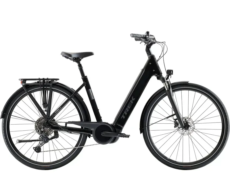 Trek District+ 4 R10 LS eHybrid Bike in Dark Star