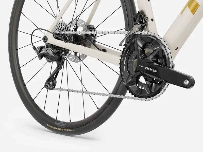 Trek Domane SL 5 Carbon Road Bike in Buff Beige-3
