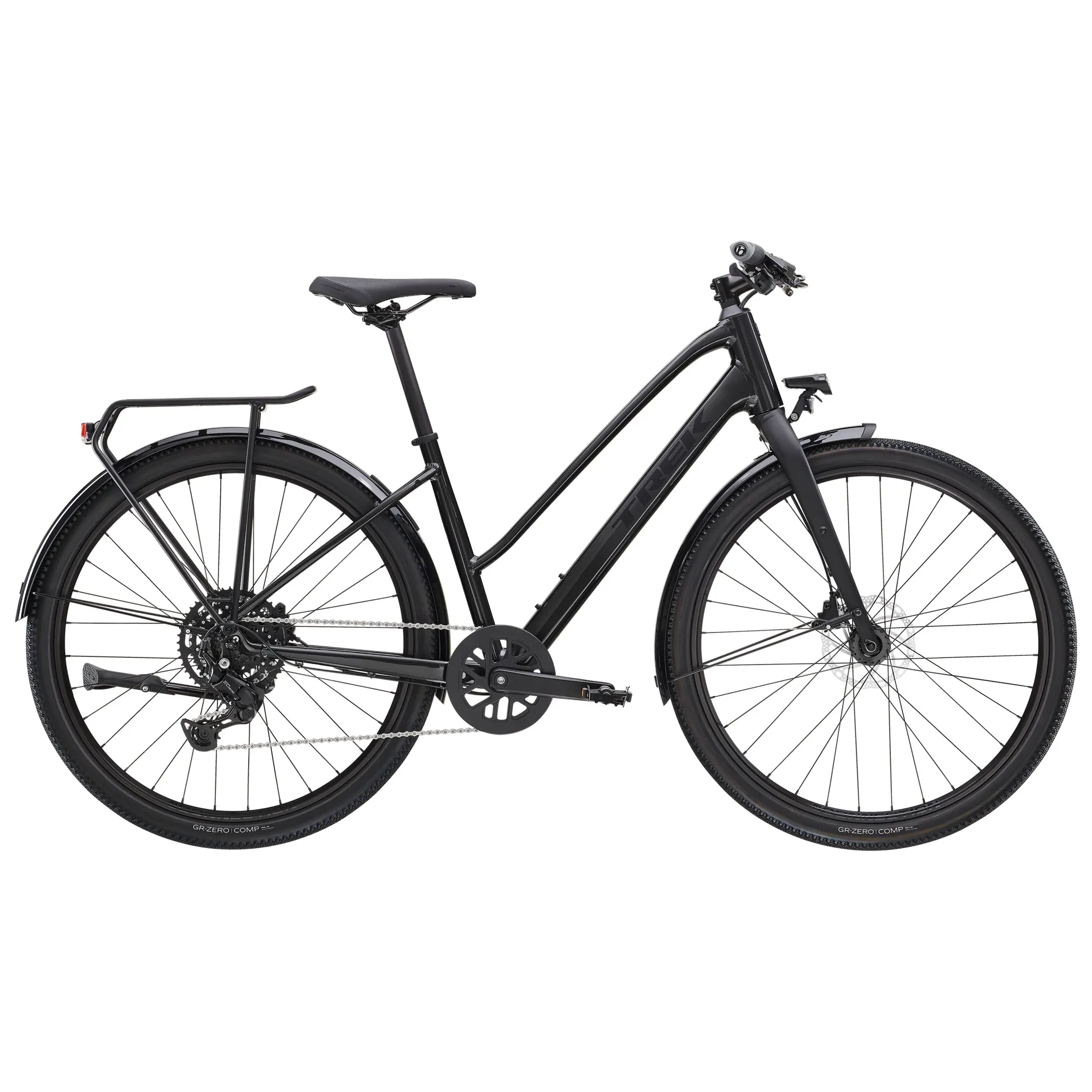 Trek Dual Sport Stagger Hybrid Bike in Lithium Grey