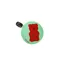 Electra Domed Ringer Bell Gummy Bear Green
