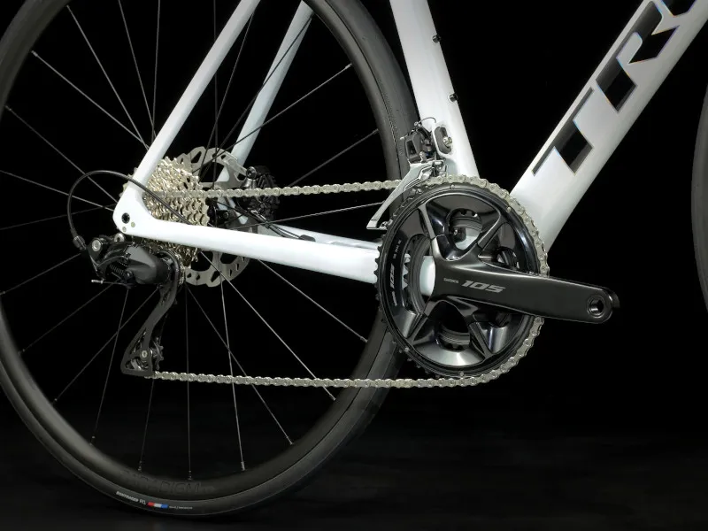 Trek Emonda SL 5 Performance Road Bike in White Prismatic