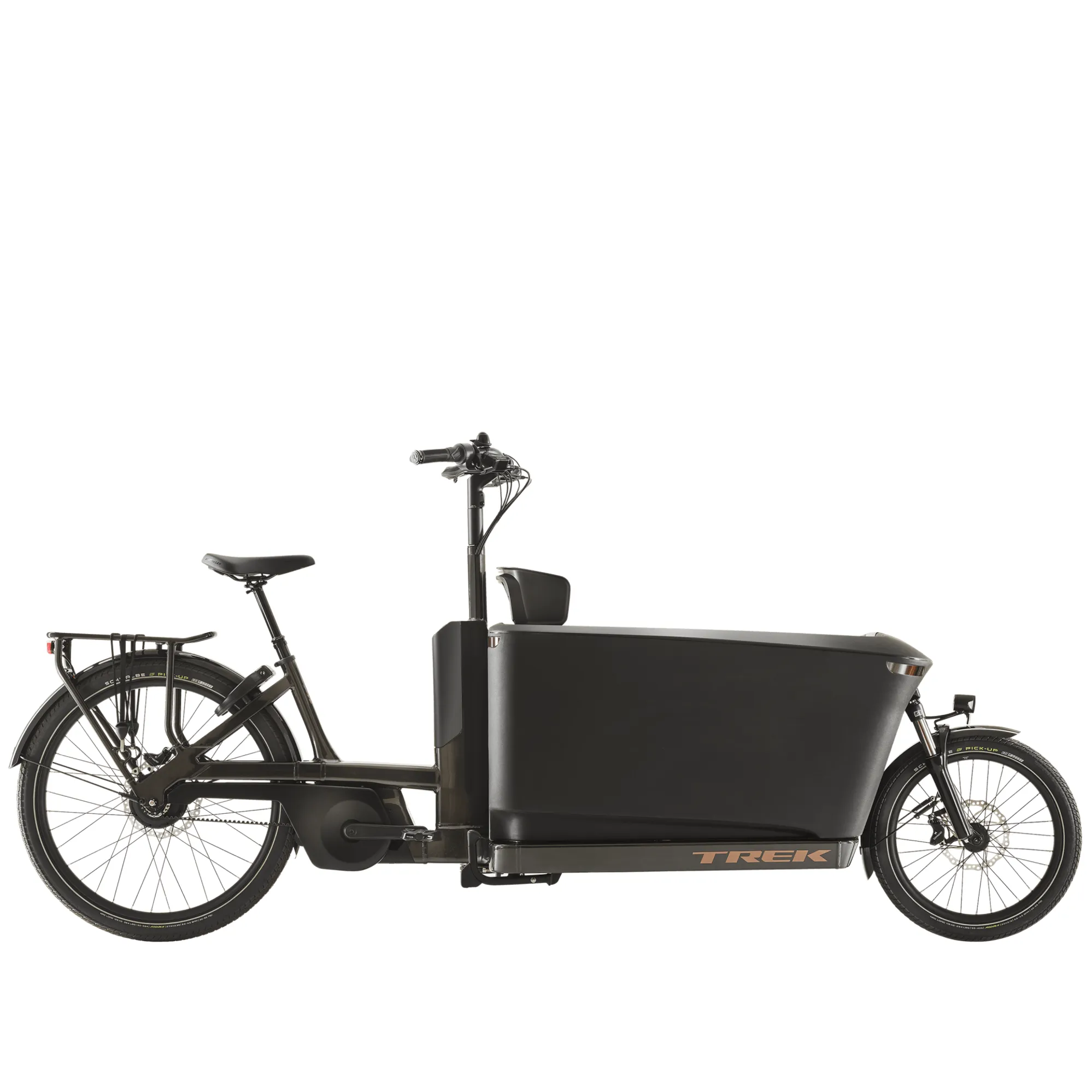 Trek Fetch+ Electric Cargo Bike in Black - Main Image
