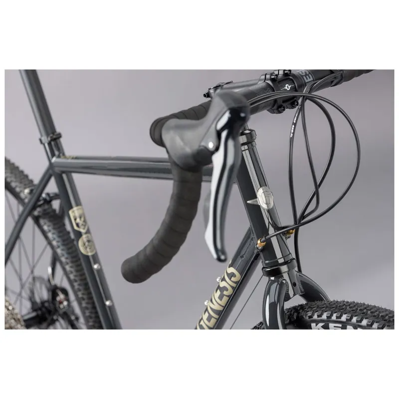 Genesis Croix De Fer 10 Steel Gravel Bike in Black-4