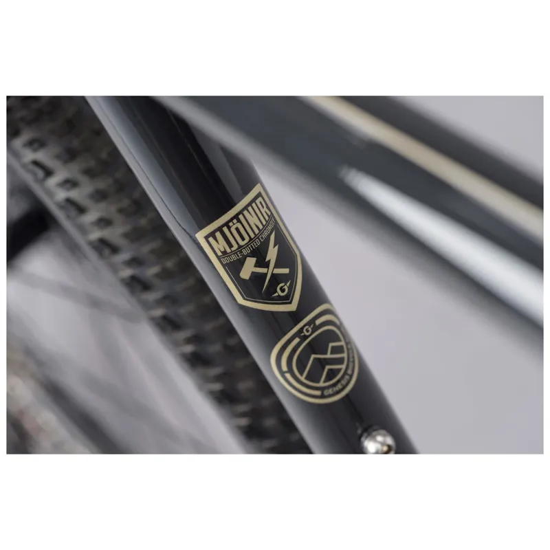 Genesis Croix De Fer 10 Steel Gravel Bike in Black-1