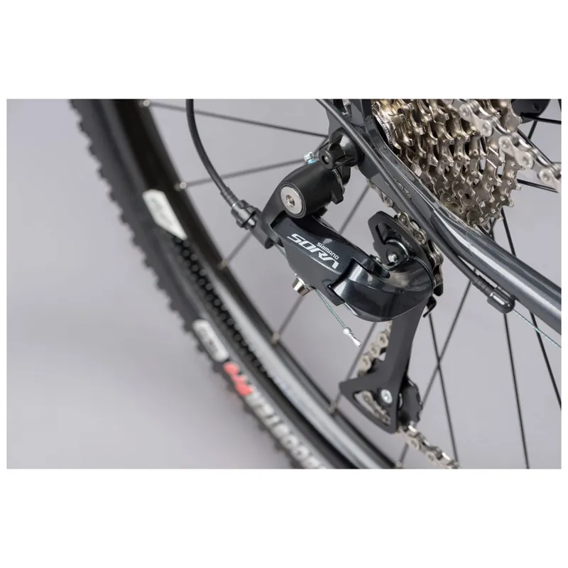 Genesis Croix De Fer 10 Steel Gravel Bike in Black-3