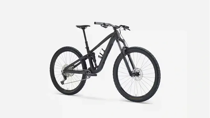 Trek Fuel EX 5 Mountain Bike in Lithium Grey/Trek Black Splatter-1