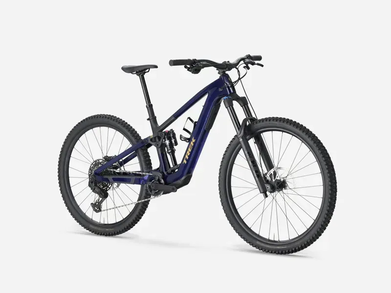 Trek Fuel+ EX 9.7 Gen 2 eMountain Bike in Gloss Navy Smoke/Matte Trek Black-1