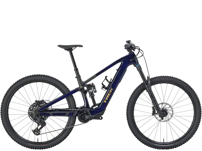 Trek Fuel+ EX 9.7 Gen 2 eMountain Bike in Gloss Navy Smoke/Matte Trek Black