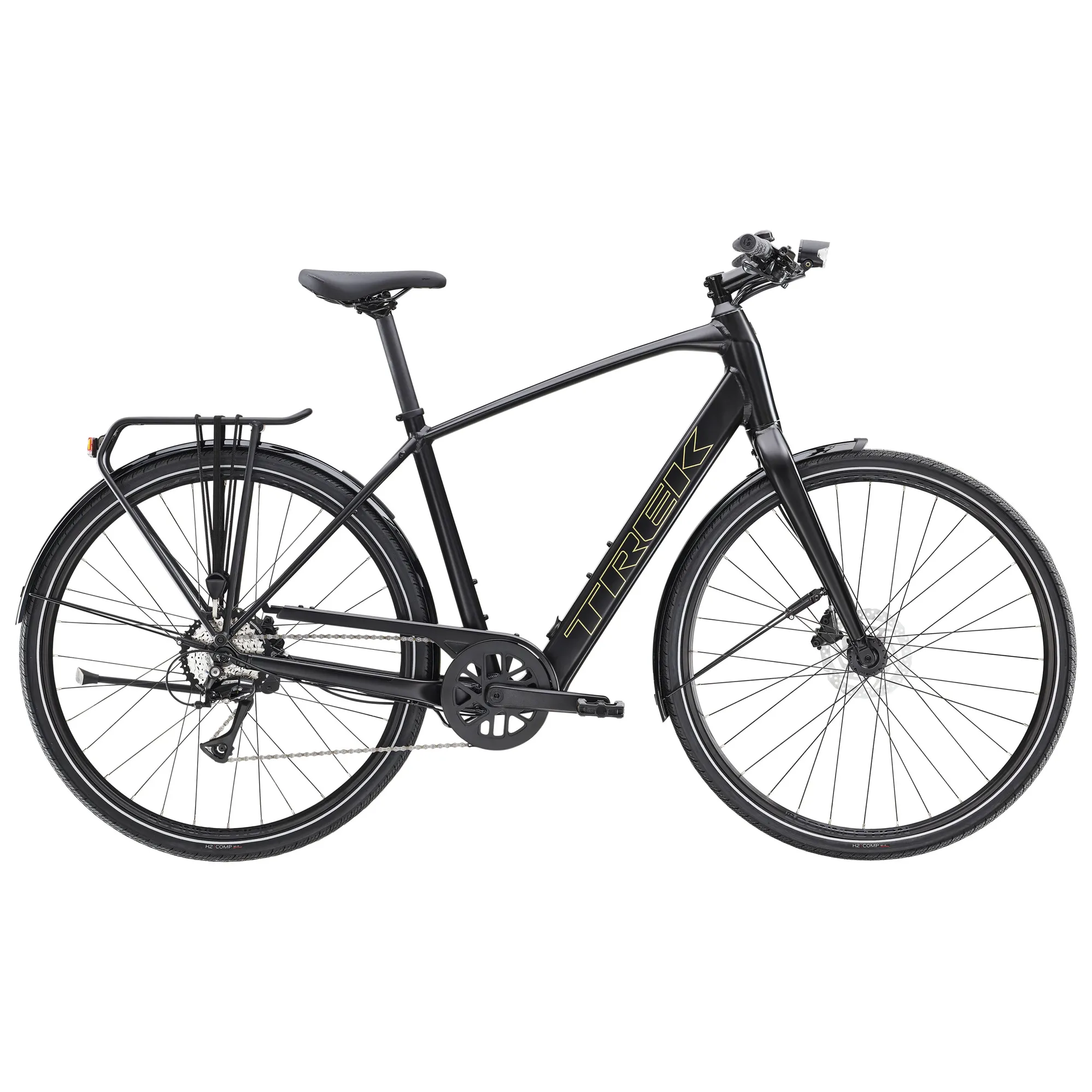 Trek FX+ LT Electric Bike in Trek Black