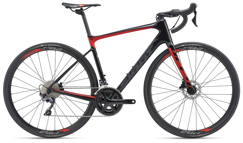 2019 Giant Defy Advanced 1 Mens Carbon Road bike in Black