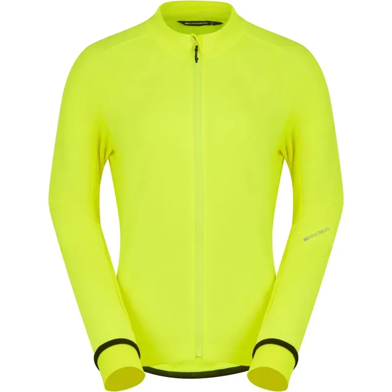 Madison DTE Isoler Thermal Long Sleeve Jacket Women's in Hi Viz Yellow