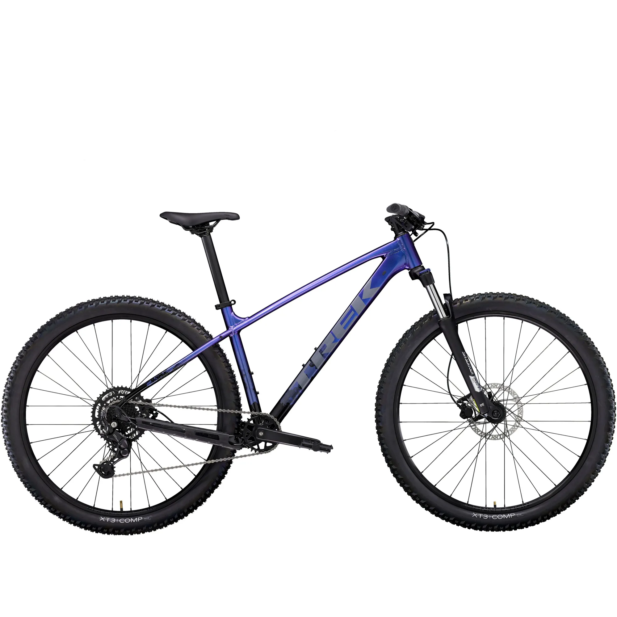 Trek Marlin Gen XC Mountain Bike in Purple Flip To Trek Black