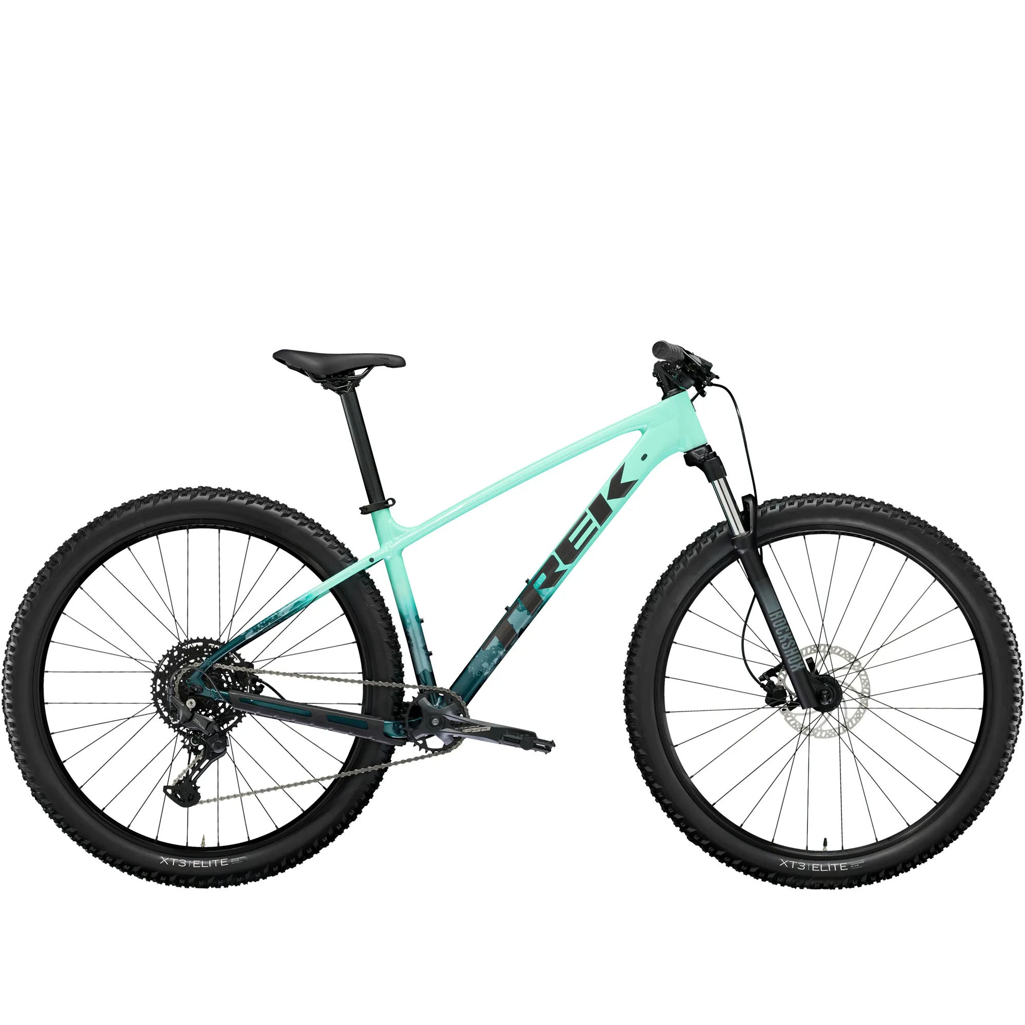 Trek Marlin Gen XC Mountain Bike in Miami Green to Dark