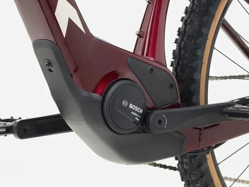 Trek Marlin+ 8 E-Mountain Bike in Fury Red/Lithium Fade-4