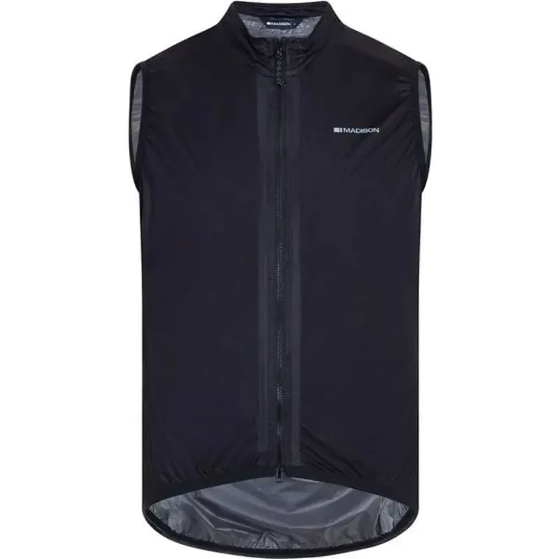 Madison Flux Men's Ultra Packable Waterproof Gilet in Black
