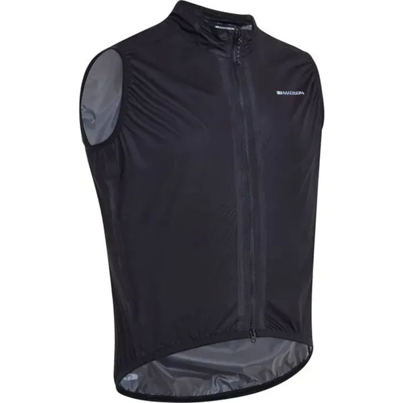 Madison Flux Men's Ultra Packable Waterproof Gilet in Black-1
