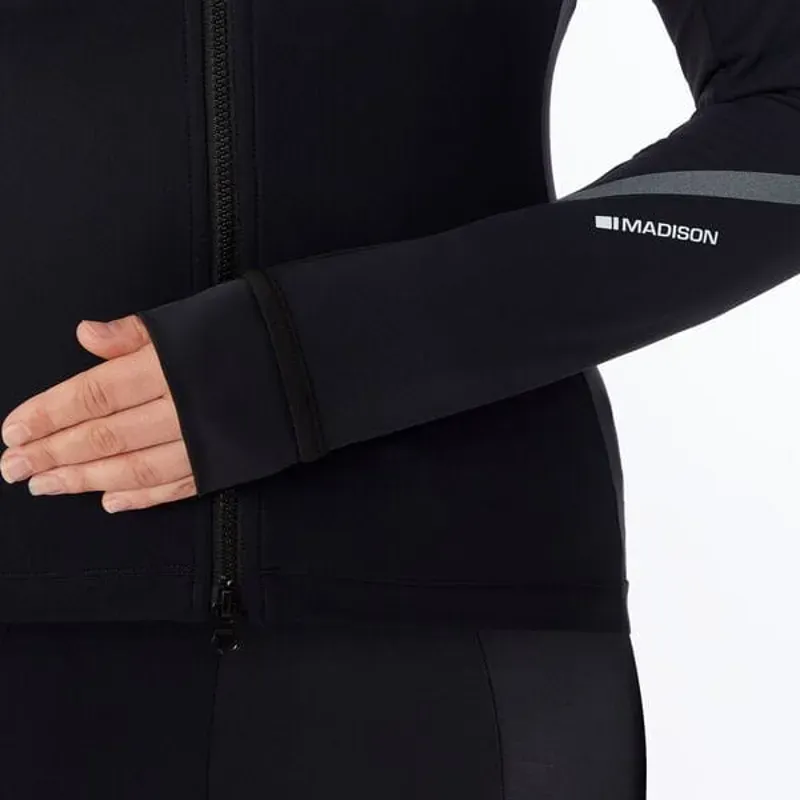 Madison DTE Isoler Thermal Long Sleeve Jacket Women's in Hi Viz Yellow-3