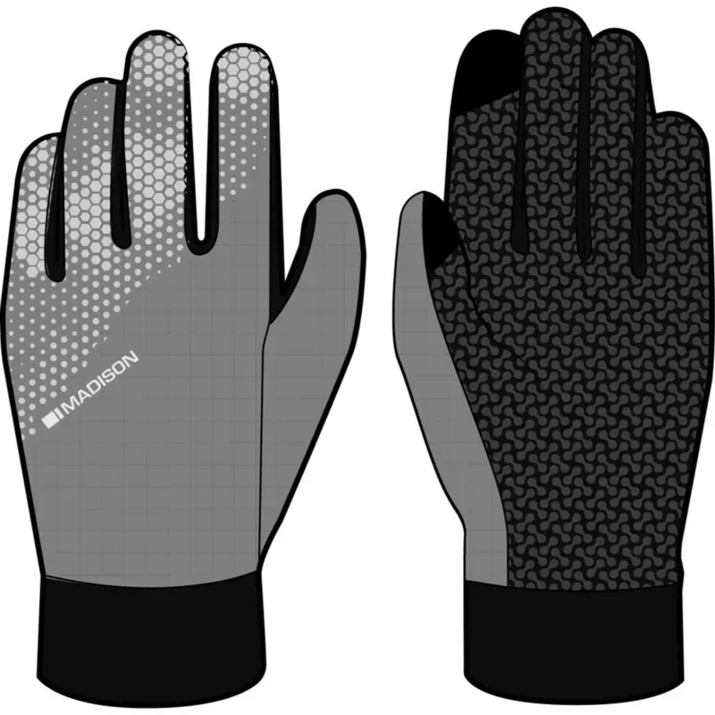 Madison Freewheel WindStopper Gloves Black/Grey