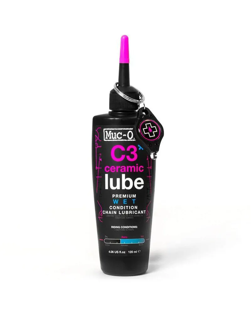 Muc-Off C3 Ceramic Wet Lube 120ml + UV Torch