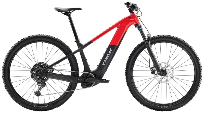 Trek Powerfly+ 4 27.5 Electric Mountain Bike in Gloss Radioactive Red/Matte