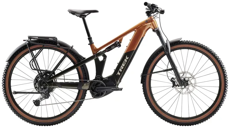 Trek Powerfly FS+ 4 Equipped Gen 4 E-Mountain Bike In Pennyflake/Black Olive