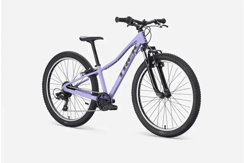 Trek Precaliber 24in Suspension Kids Hybrid Bike in Lavender Haze-1