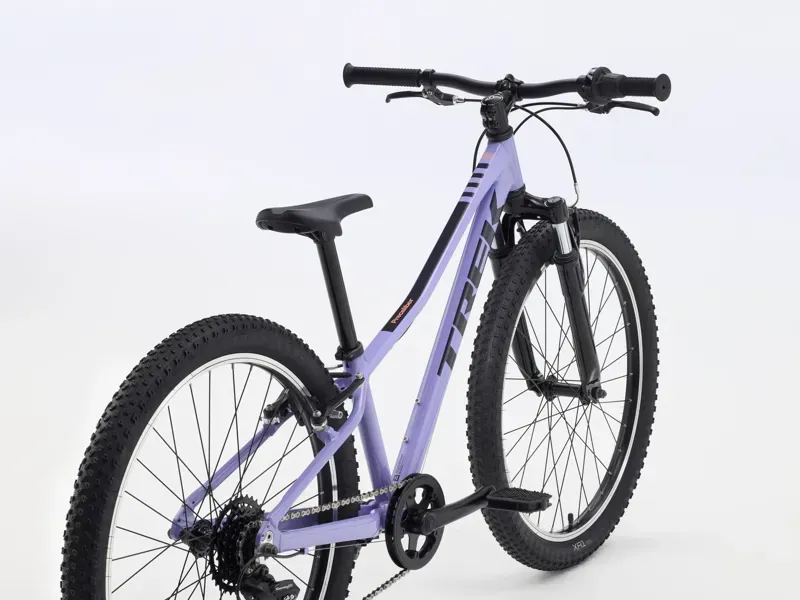 Trek Precaliber 24in Suspension Kids Hybrid Bike in Lavender Haze-2