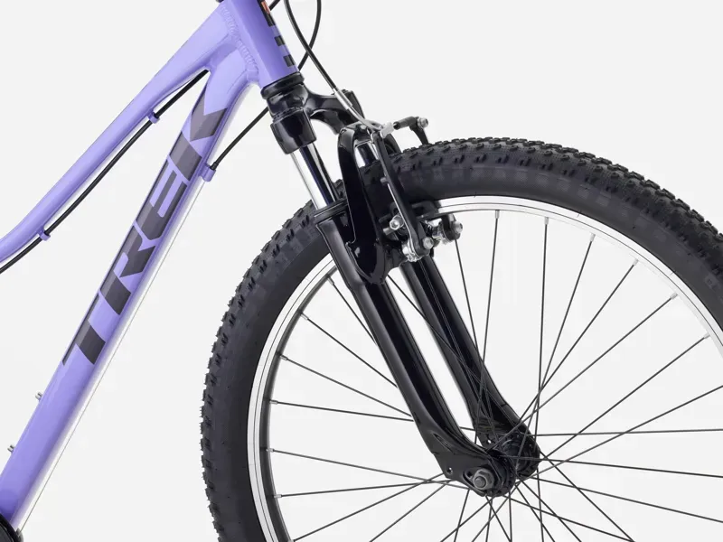 Trek Precaliber 24in Suspension Kids Hybrid Bike in Lavender Haze-5