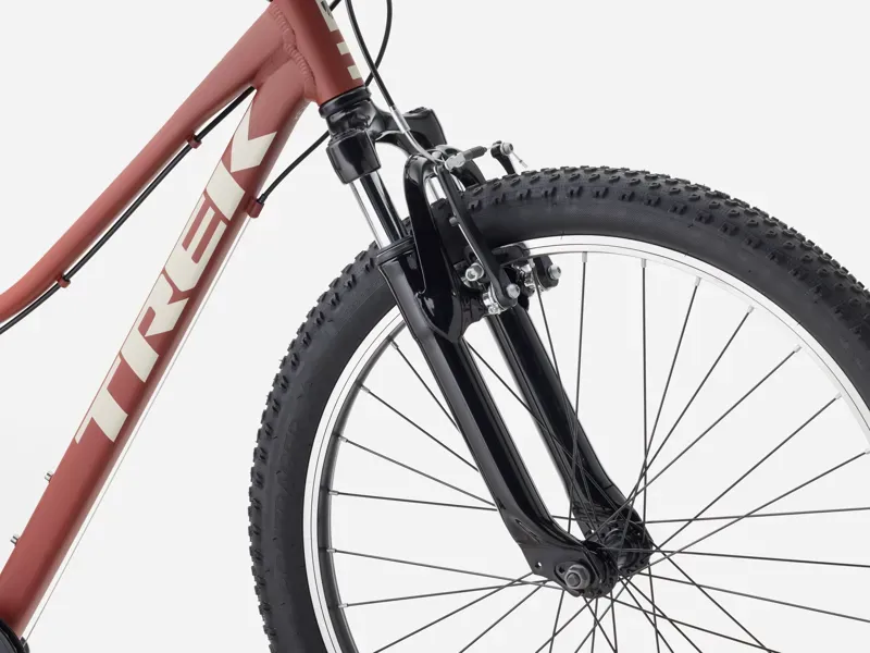 Trek Precaliber 24in Suspension Kids Hybrid Bike in Sedona Red-5