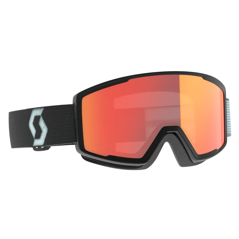 Scott Factor MTB Goggle White/Black Orange Chrome